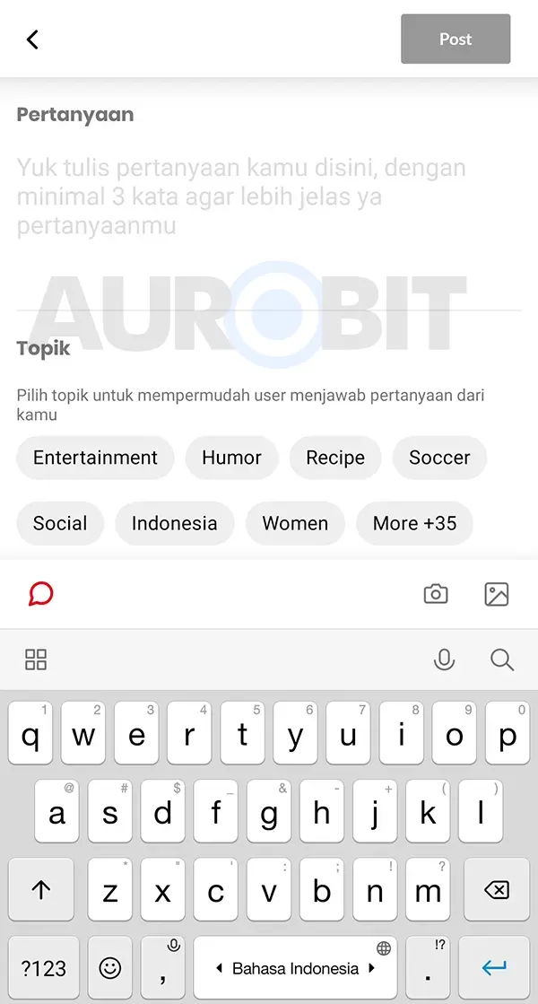halaman pertanyaan