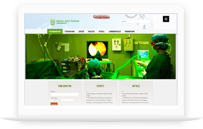 desain website rumah sakit