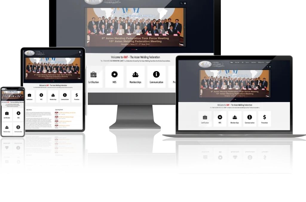 Pembuatan Website Federasi | Organisasi Pengelasan Asia (AWF)