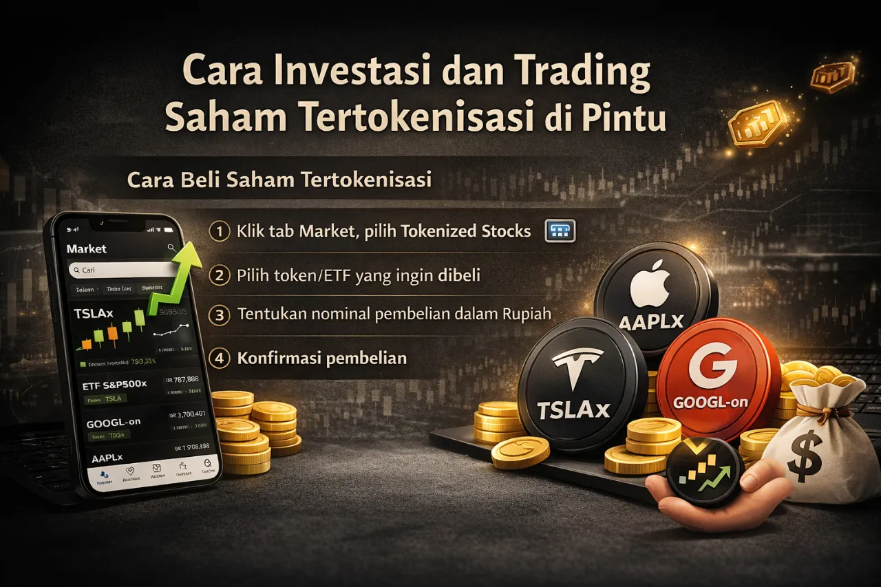 Cara Investasi dan Trading Saham Tertokenisasi di Pintu